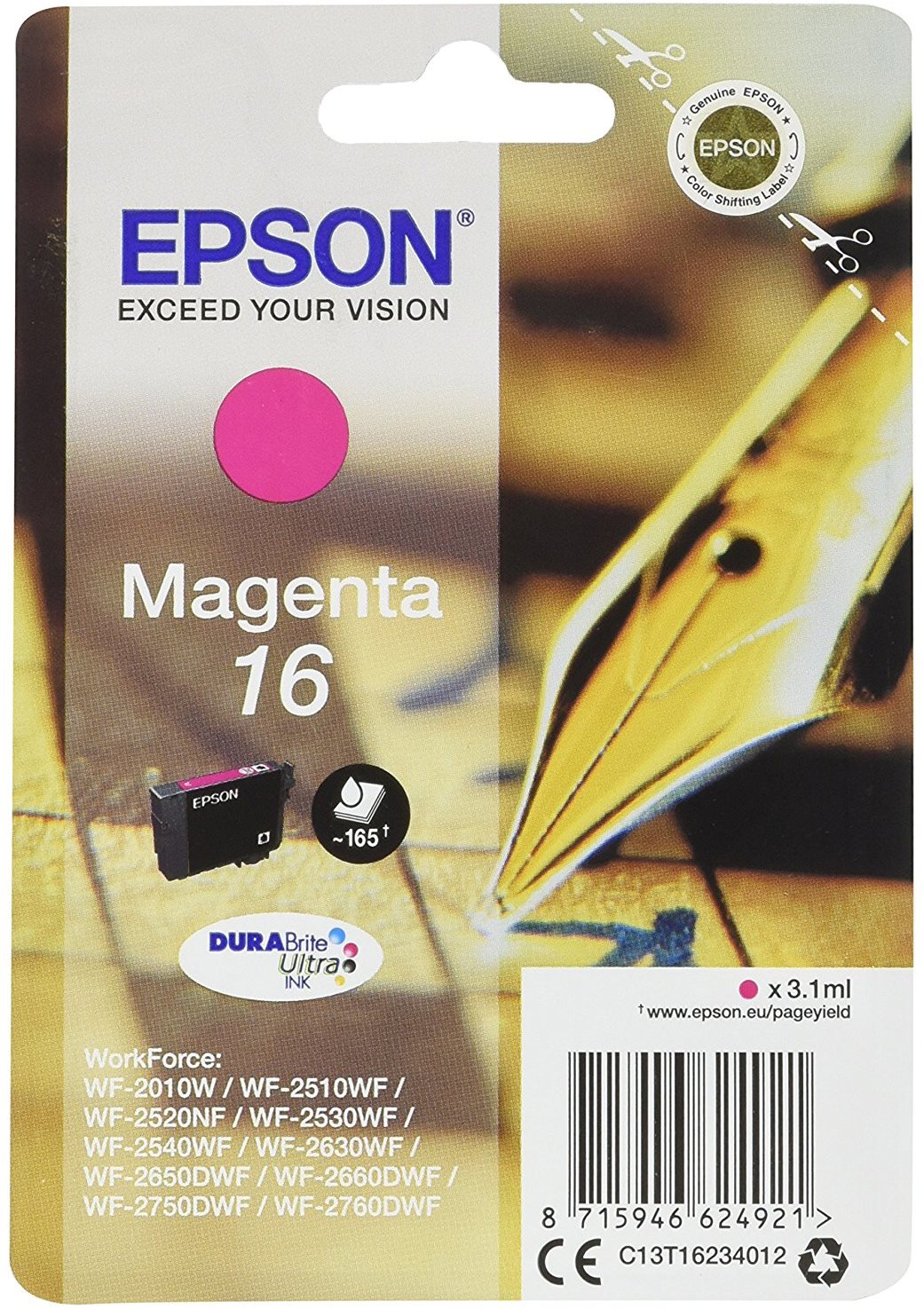 Epson T1623 purpurová