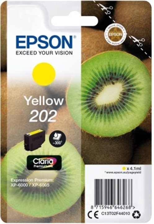 Epson 202 Claria Premium žlutá