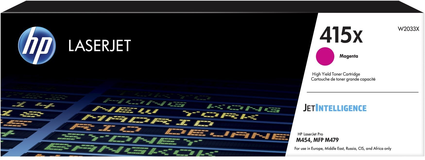 Purpurový originální toner HP W2033X č. 415X