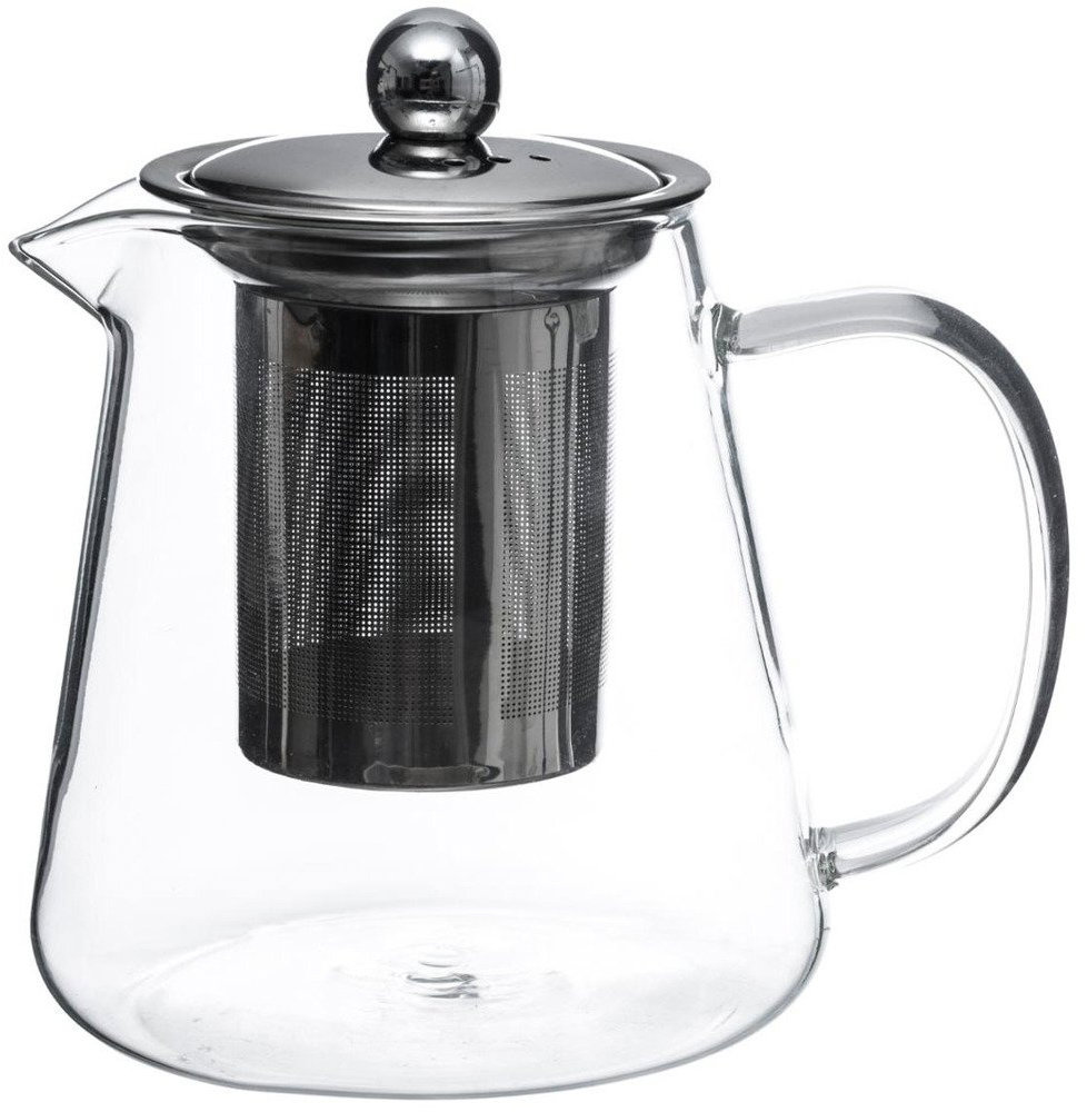 Secret de Gourmet Skleněný čajník s kovovým sítkem, 800 ml, 14 × 12 cm