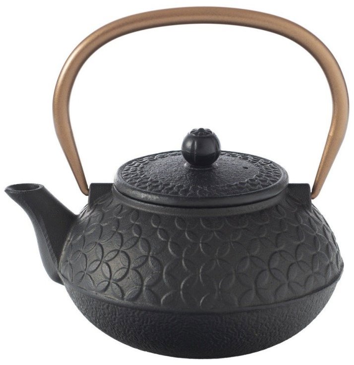 Secret de Gourmet Čajová konvice BLACK FLOWER, litinová konvice, 1 l