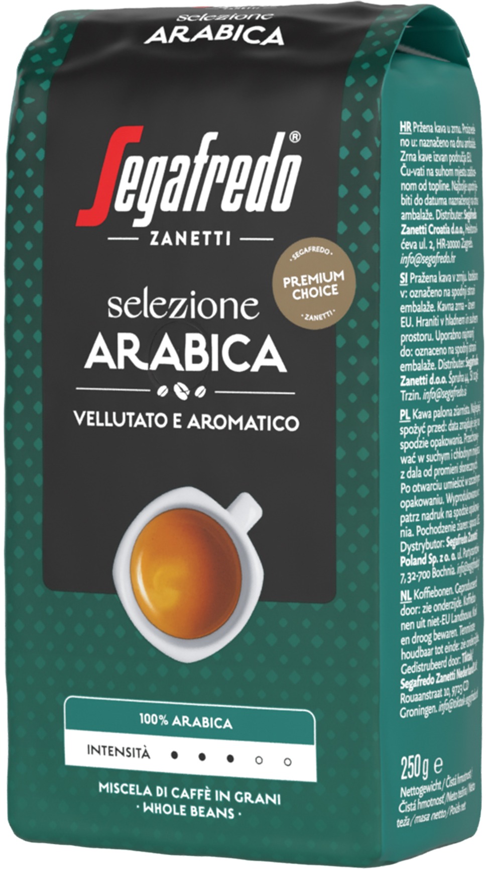 Segafredo Selezione Arabica 250 g mletá káva