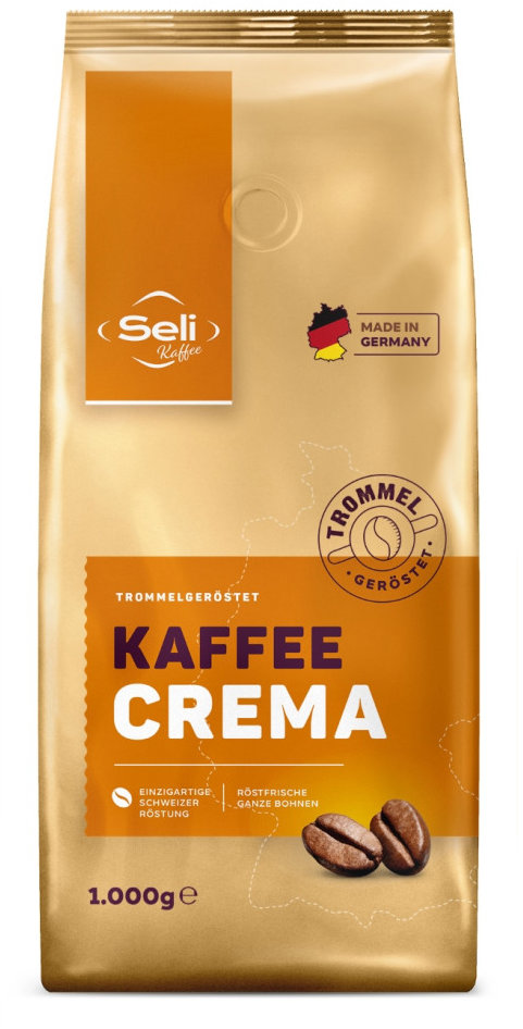 Seli Kaffee Crema, zrnková káva, 1000 g V617106