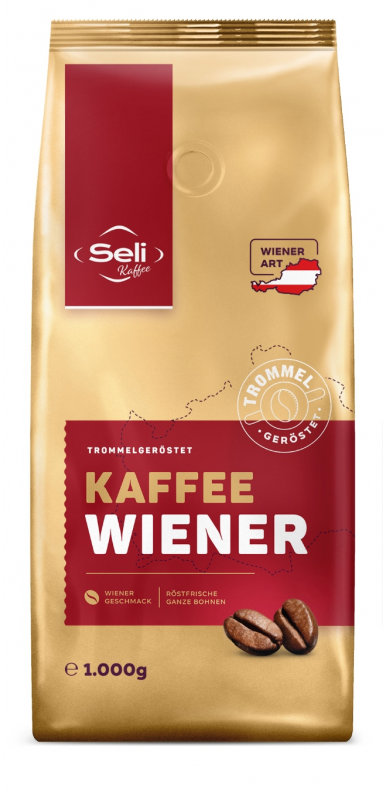 Seli Kaffee Wiener, zrnková káva, 1000 g V617109