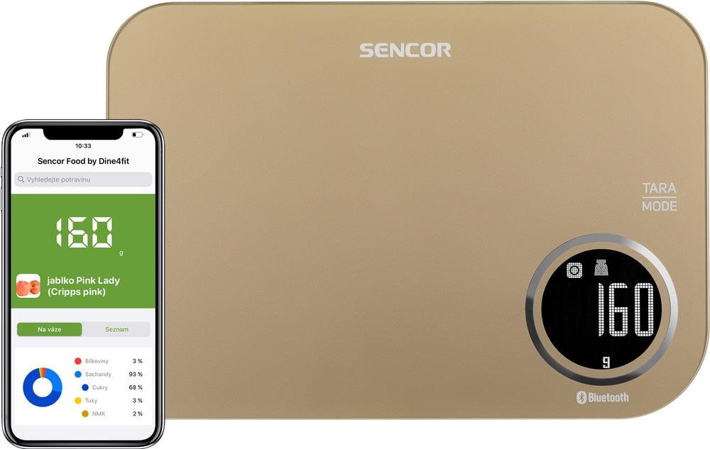 SENCOR SKS 7077CH Chytrá kuchyňská váha