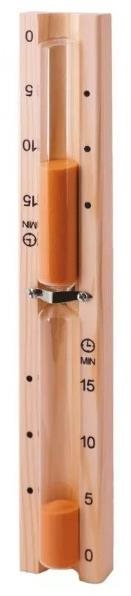 SENTIOTEC Přesýpací hodiny do sauny - oranžový písek, 15 min