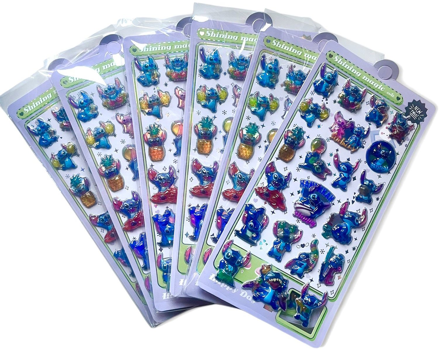 Senzanakupy 3D Samolepky Stitch - 42 ks