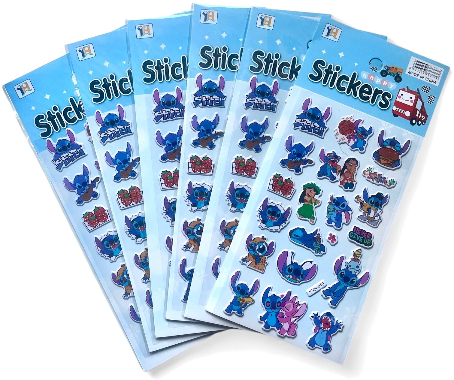 Senzanakupy Samolepky Stitch - 60 ks