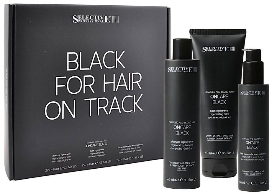 Selective Professional OnCare Black Kit (šampon + balzám + krém)