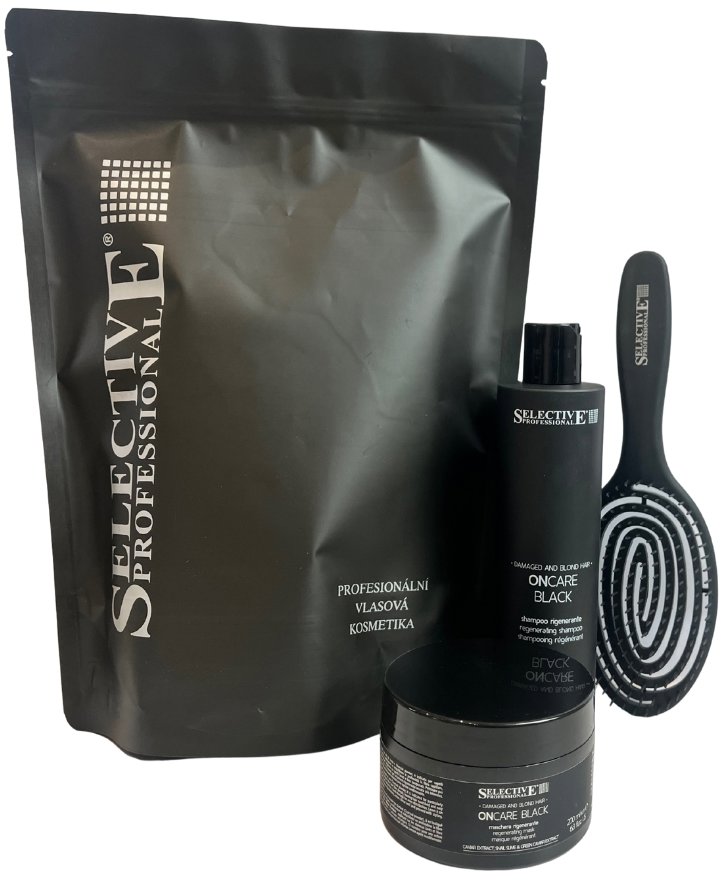 Selective Professional OnCare Black (šampon + maska + kartáč)