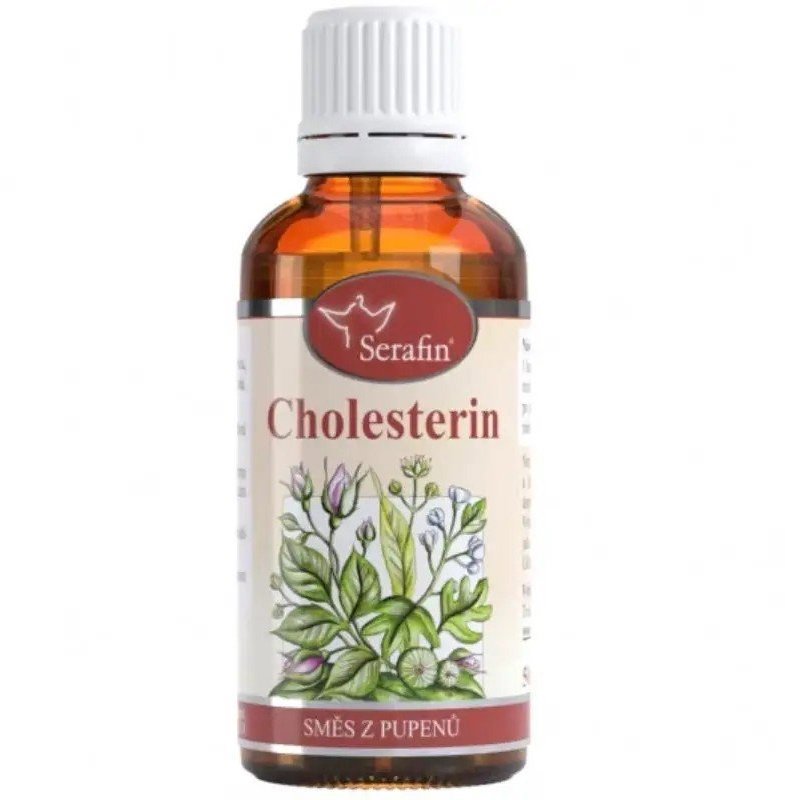 Serafin byliny Cholesterin tinktura směs z pupenů extra účinná 50 ml
