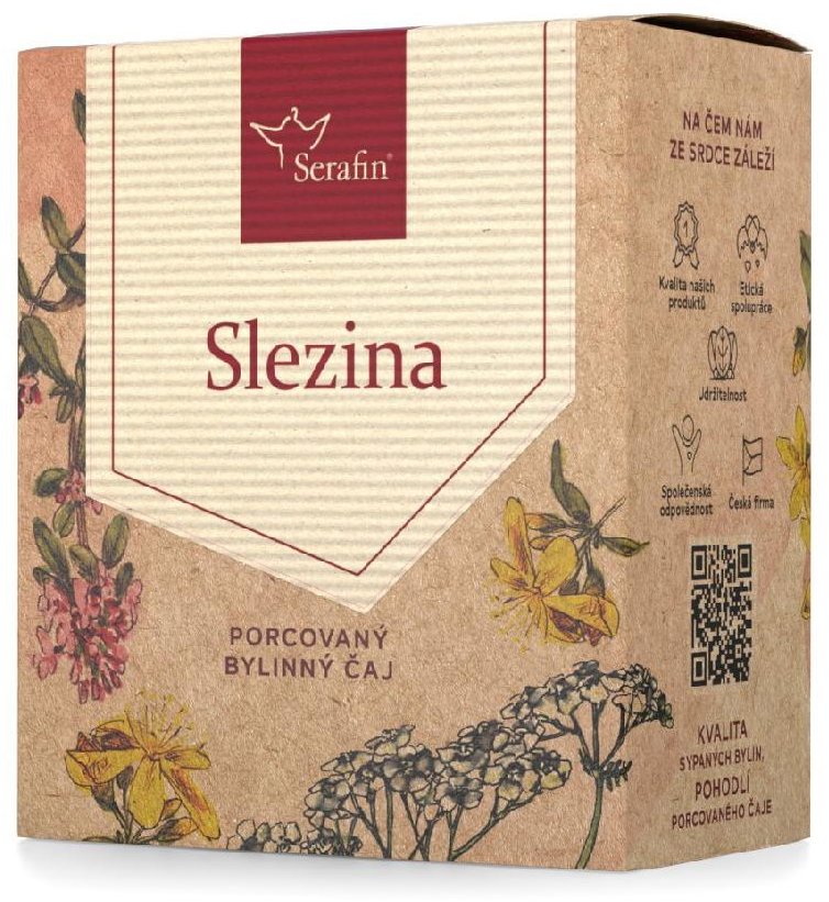 Serafin Slezina bylinný čaj porcovaný 15 × 2,5 g