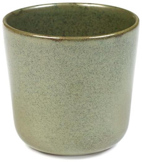 Serax Surface Hrnek bez ucha 300 ml, camo zelená, 8 ks