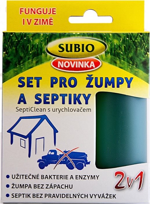SUBIO Bakterie do žump a septiků SET s urychlovačem