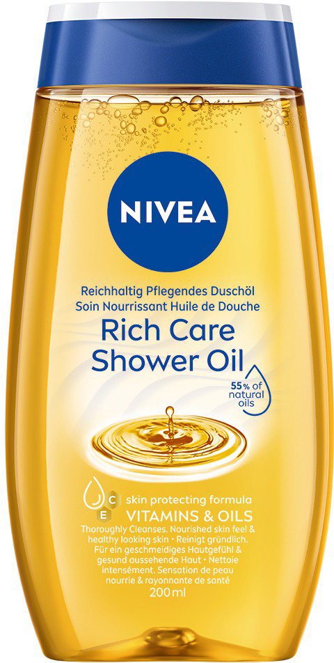 NIVEA Natural Caring Shower Oil 200 ml