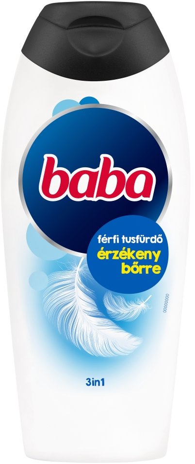 BABA Men Shower Gel For Sensitive Skin 3in1 400 ml