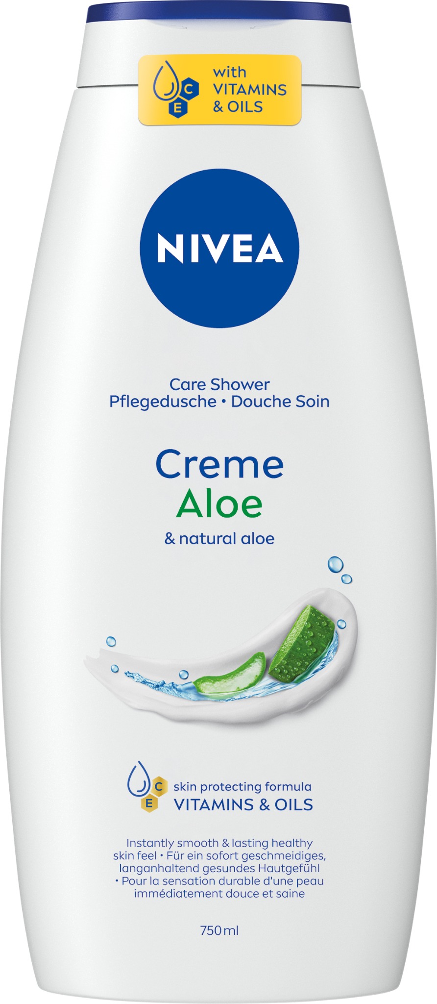 NIVEA Shower Creme Aloe 750 ml