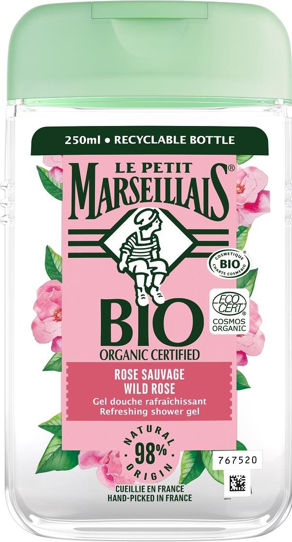 LE PETIT MARSEILLAIS BIO Sprchový gel Divoká Růže 250 ml
