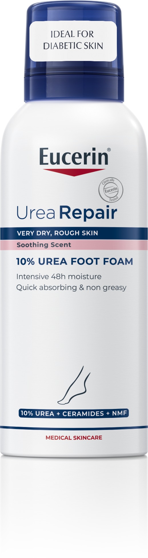 EUCERIN UreaRepair pěna nohy 10% urea 150 ml