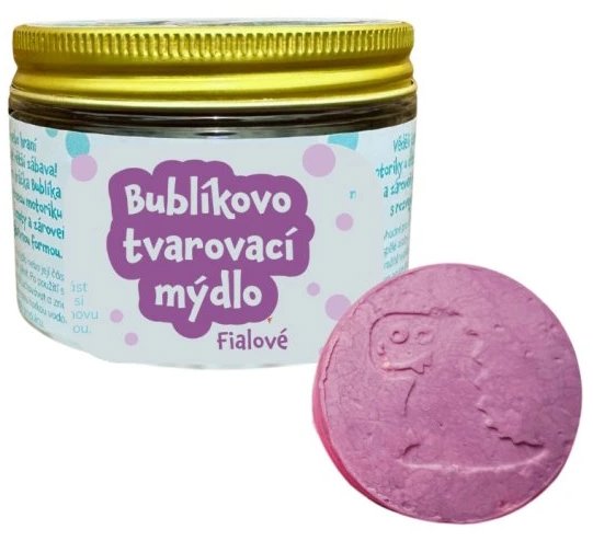 PURE HARMONY Bublíkovo tvarovací mýdlo fialové 100 g