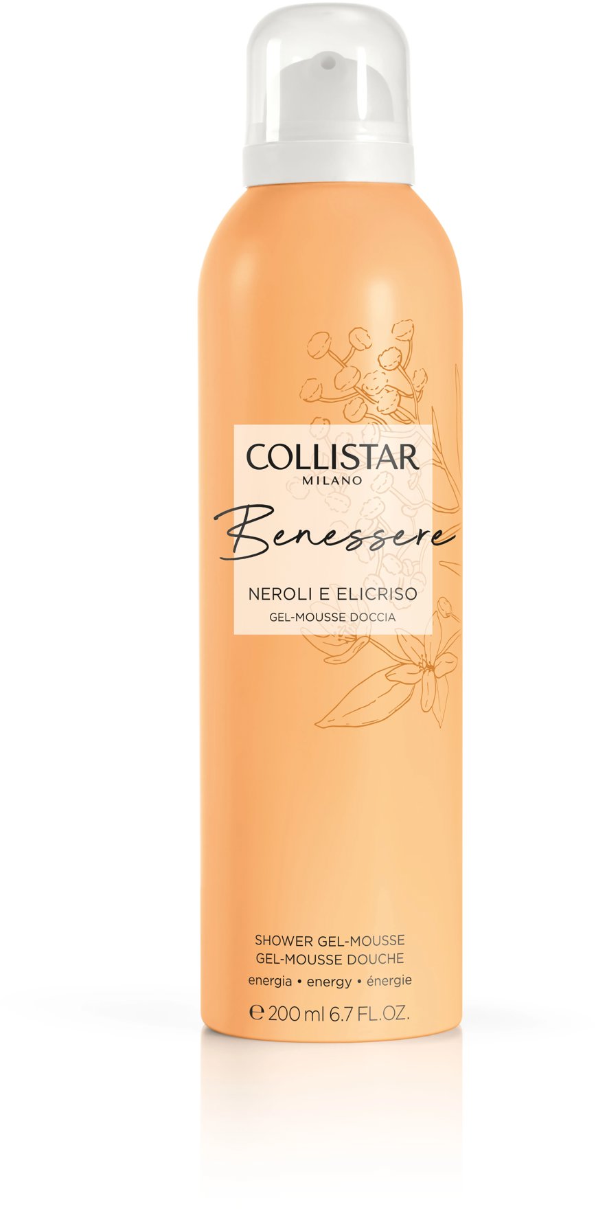 COLLISTAR Benessere Neroli And Helichrysum Shower Gel-Mousse 200 ml