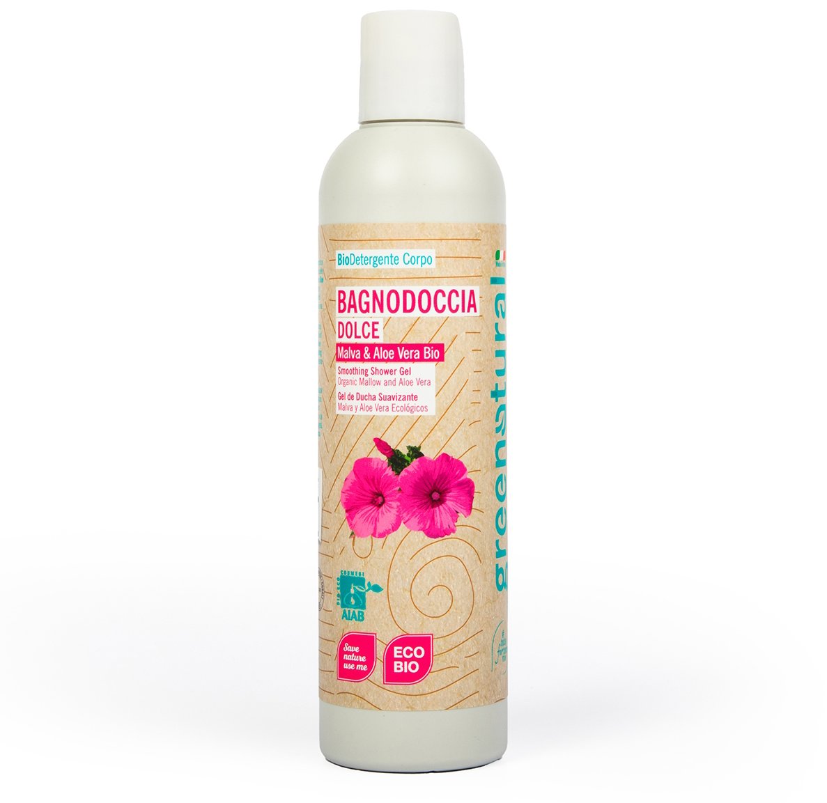 GREENATURAL Uklidňující sléz a aloe vera BIO 250 ml