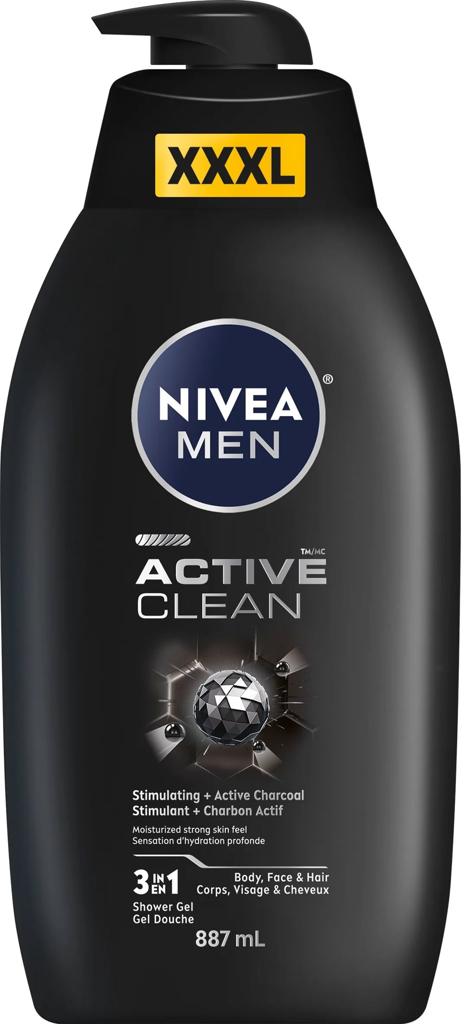 NIVEA Men Active Clean 887 ml