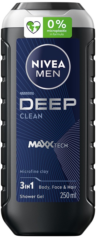 NIVEA MEN Deep Clean Shower Gel 250 ml