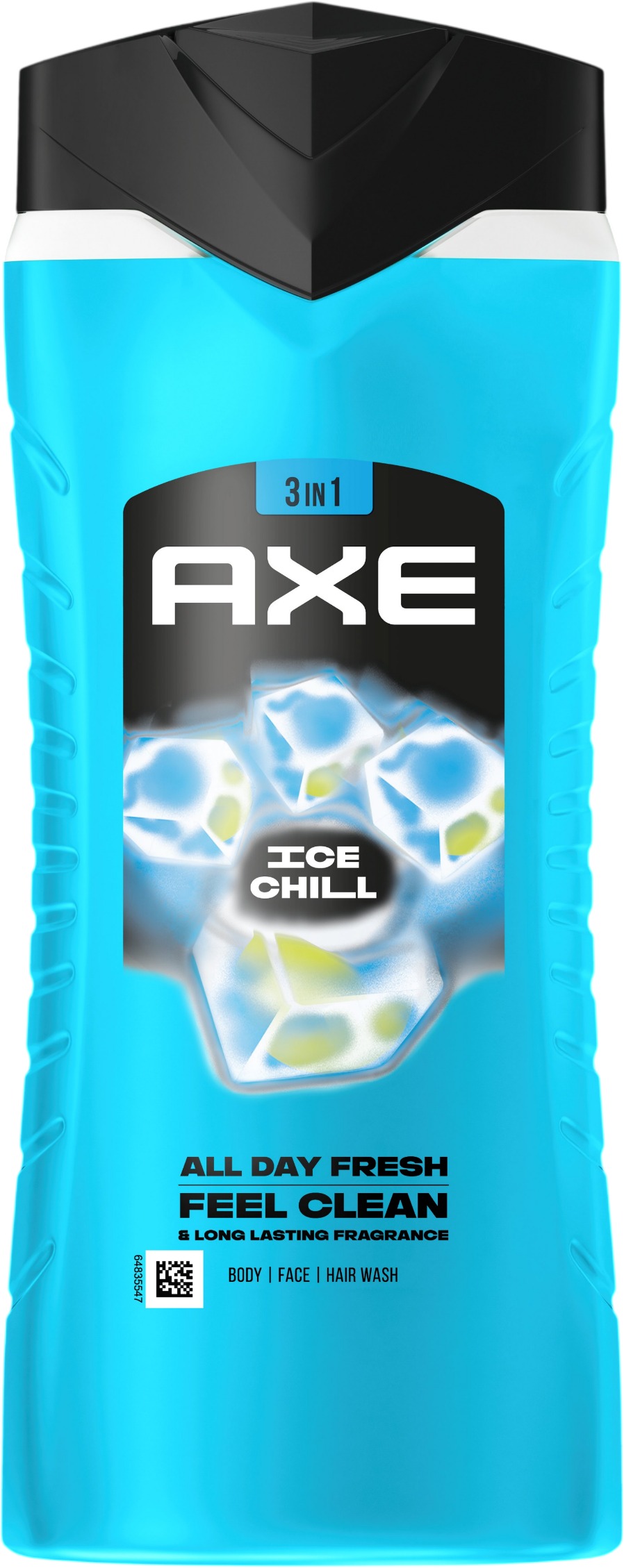 AXE Ice Chill sprchový gel pro muže 3v1 400 ml