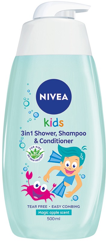 NIVEA Kids 3in1 Shower & Shampoo Boy 500 ml