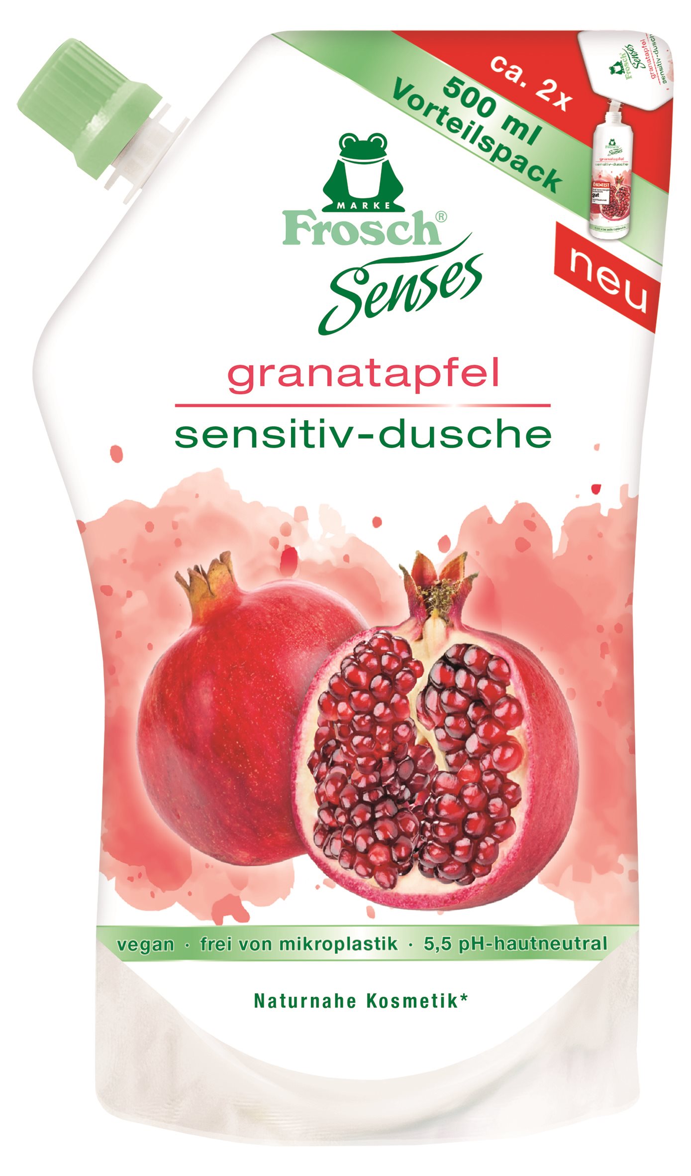 FROSCH EKO Senses Sprchový Gel Granátové Jablko 500 ml