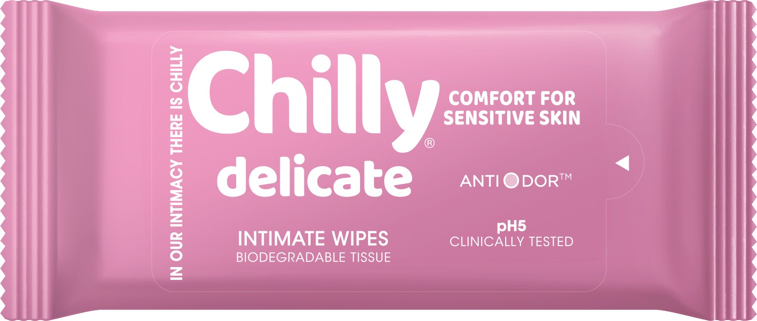 CHILLY Intimní ubrousky Delicate 12 ks