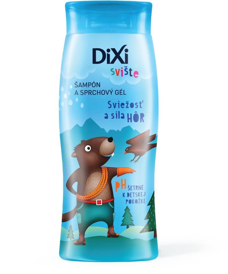 DIXI Svište Šampon a sprchový gel Svěžest a síla hor 250 ml