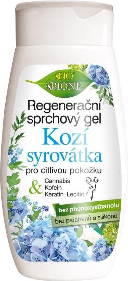 BIONE COSMETICS Bio Kozí syrovátka Regenerační sprchový gel 260 ml