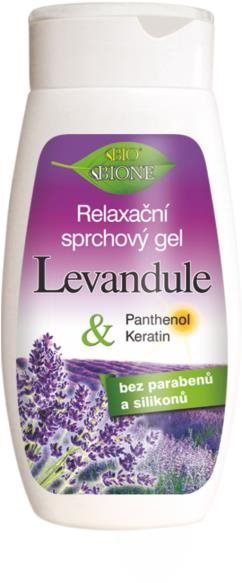BIONE COSMETICS Bio Levandule Relaxační sprchový gel 260 ml
