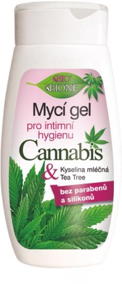 BIONE COSMETICS Bio Cannabis Mycí gel pro intimní hygienu 260 ml