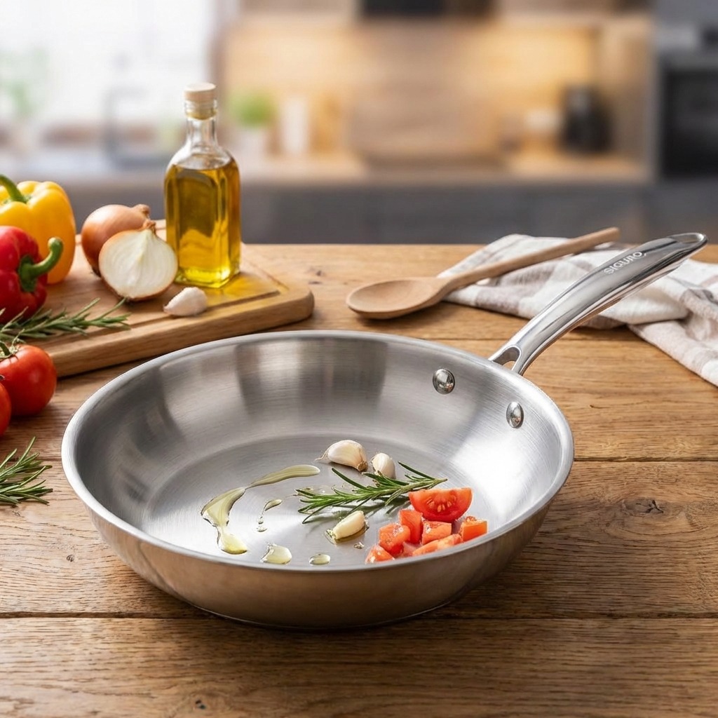 Siguro Pánev Pure Delight, průměr 20 cm, prémiová nerezová ocel