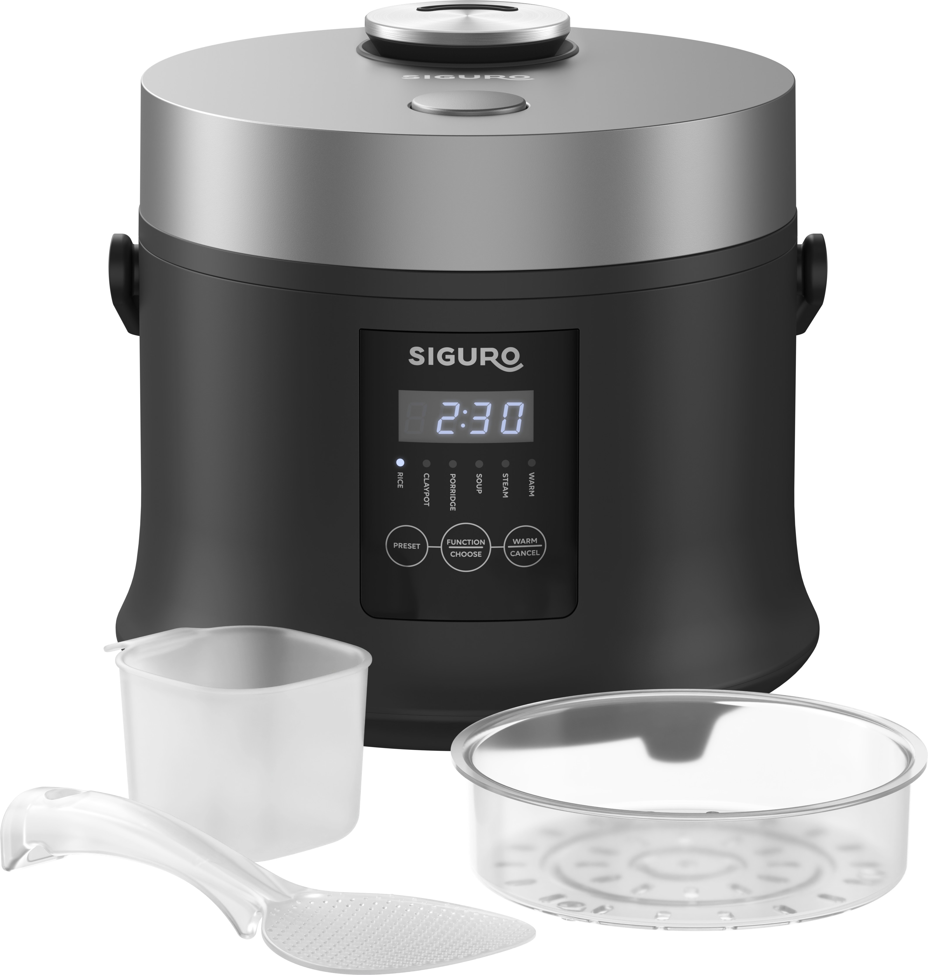 Siguro Rice Master Digital Gen. 2 R350B s napařovákem, ILAG ®
