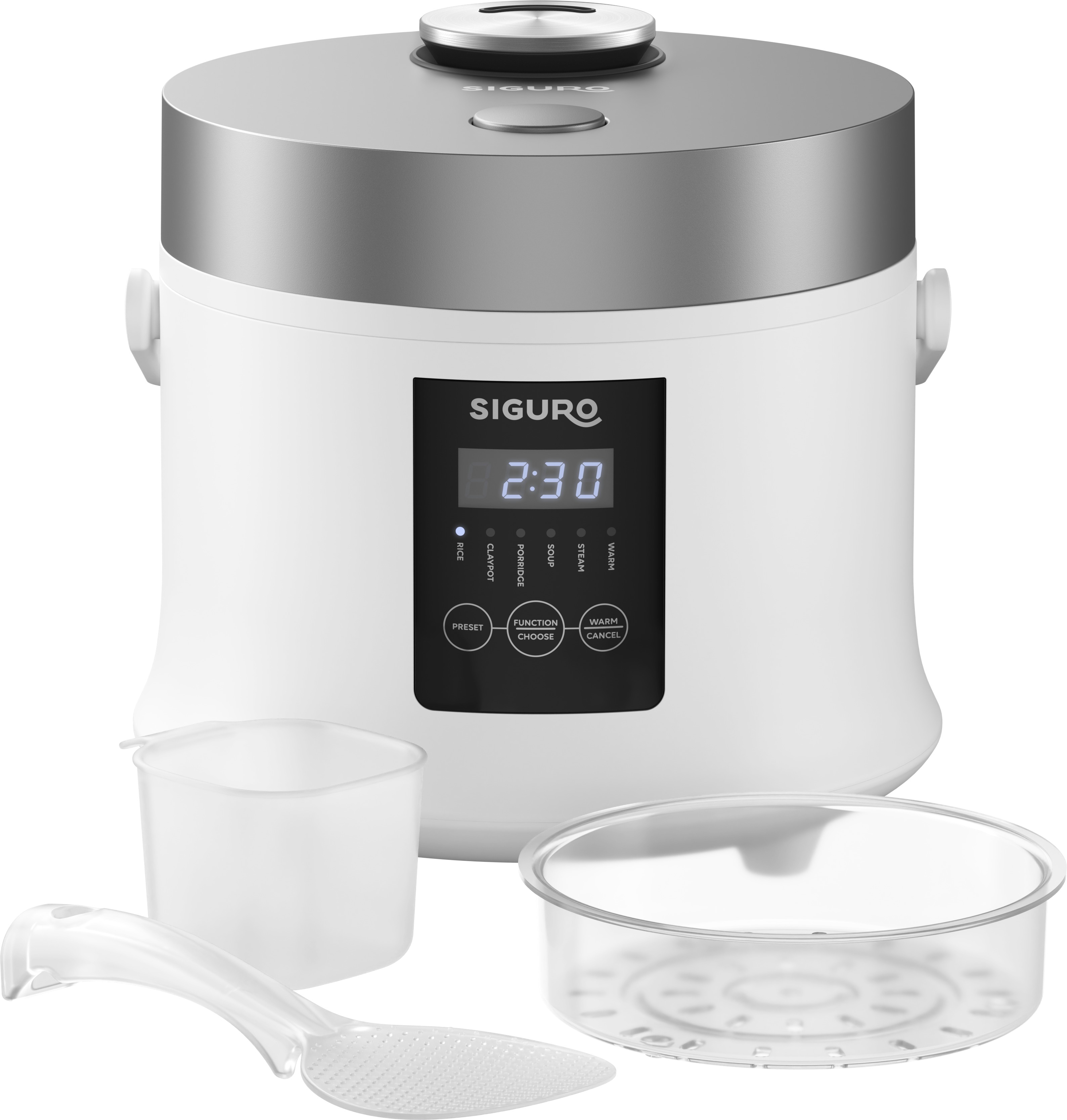 Siguro Rice Master Digital Gen. 2 R350W s napařovákem, ILAG ®