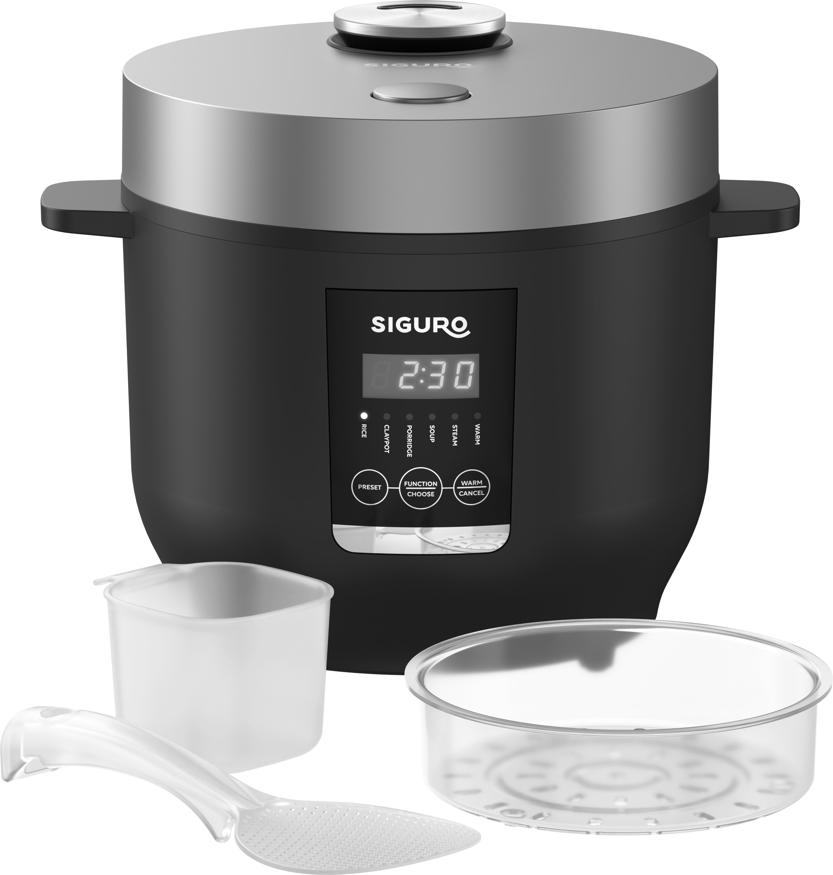 Siguro Rice Master Digital Gen. 2 R750B s napařovákem, ILAG ®
