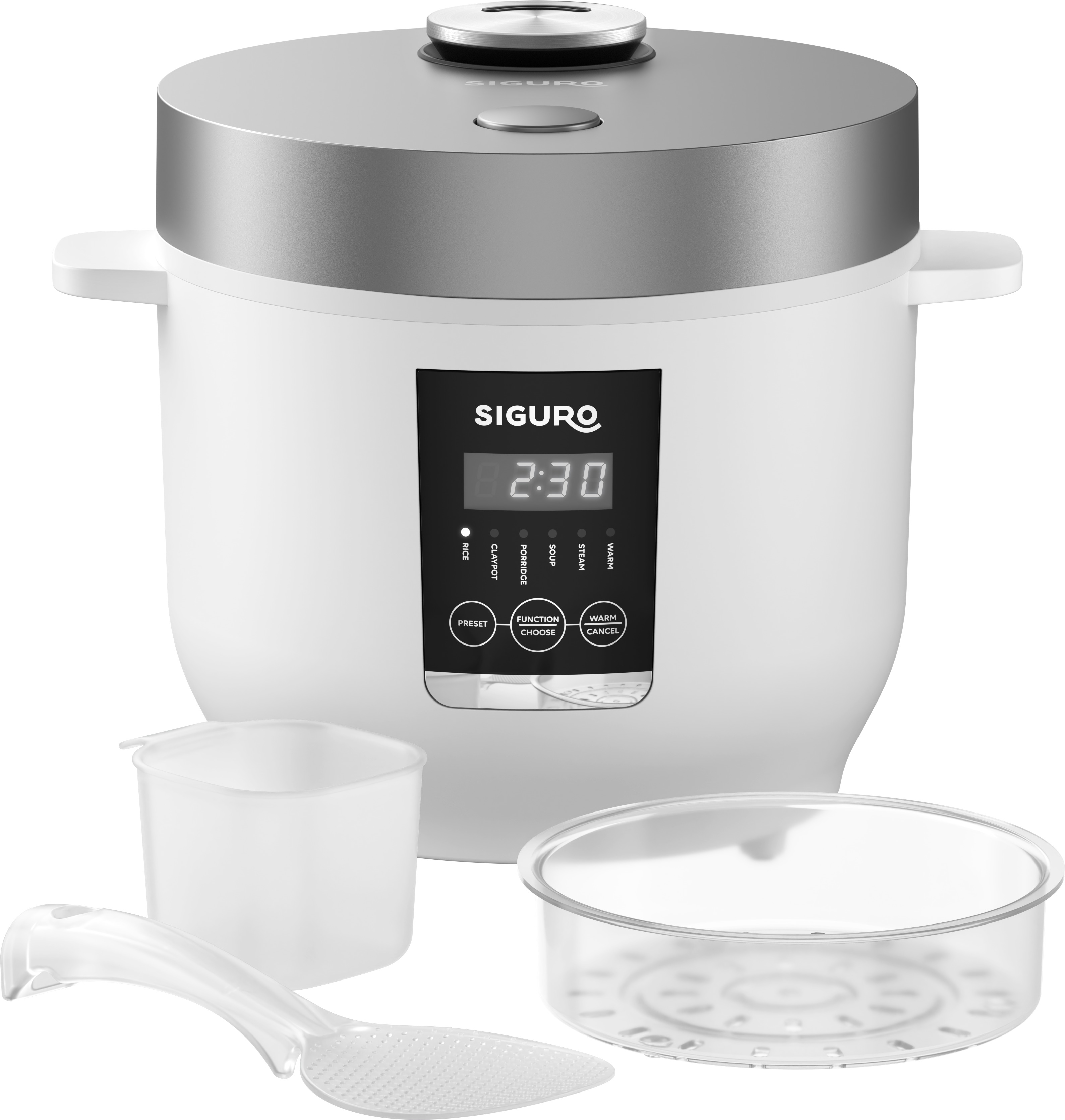 Siguro Rice Master Digital Gen. 2 R750W s napařovákem, ILAG ®