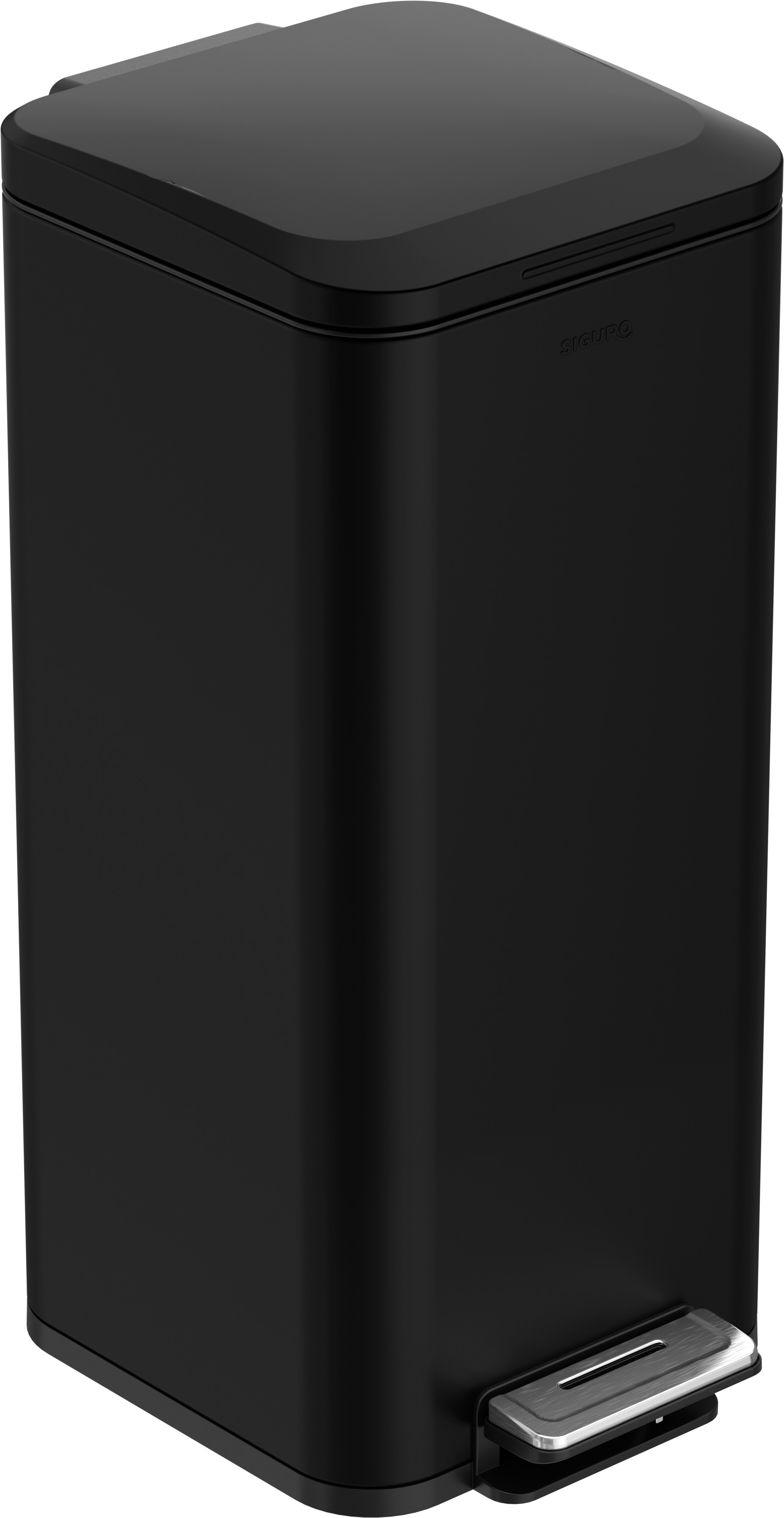 Siguro Odpadkový koš SmartSort černý, nádoba na odpad, 30 l