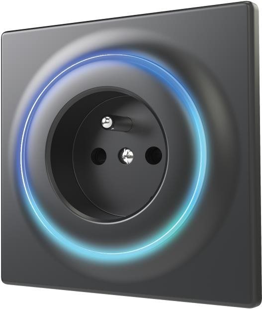 FIBARO Walli Chytrá zásuvka, Z-Wave Plus, matná antracit