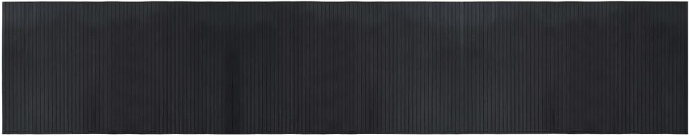 Shumee Koberec obdélníkový černý 60 × 300 cm bambus, 376720