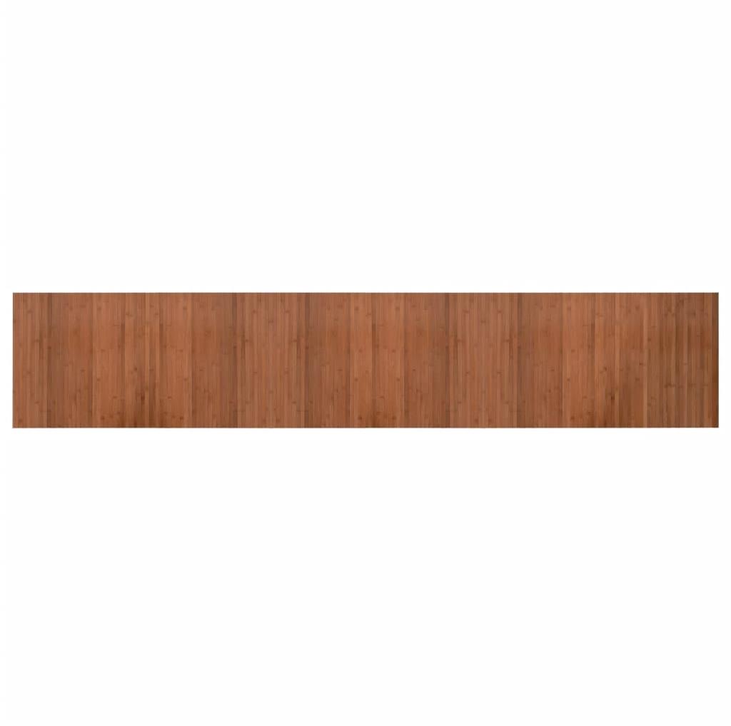 Shumee Koberec obdélníkový hnědý 60 × 300 cm bambus, 376722