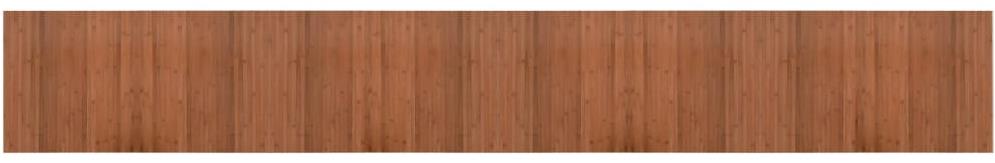 Shumee Koberec obdélníkový hnědý 60 × 400 cm bambus, 376728