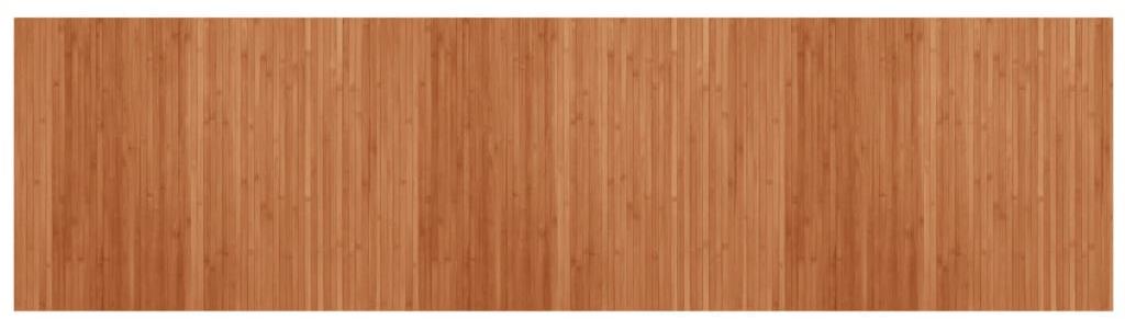 Shumee Koberec obdélníkový hnědý 80 × 300 cm bambus, 376782