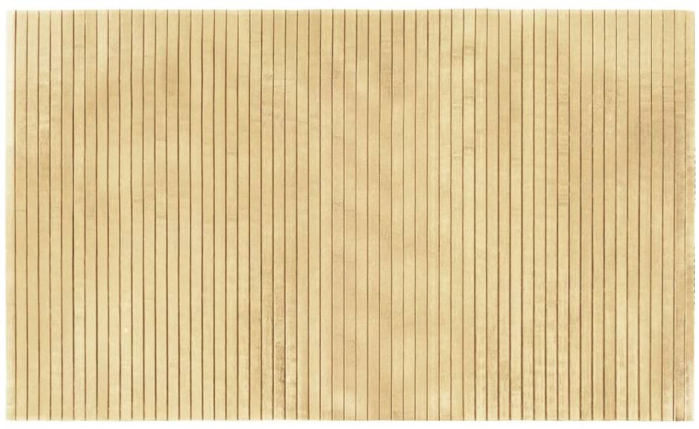 Shumee Koberec obdélníkový světle přírodní 60 × 100 cm bambus, 376711