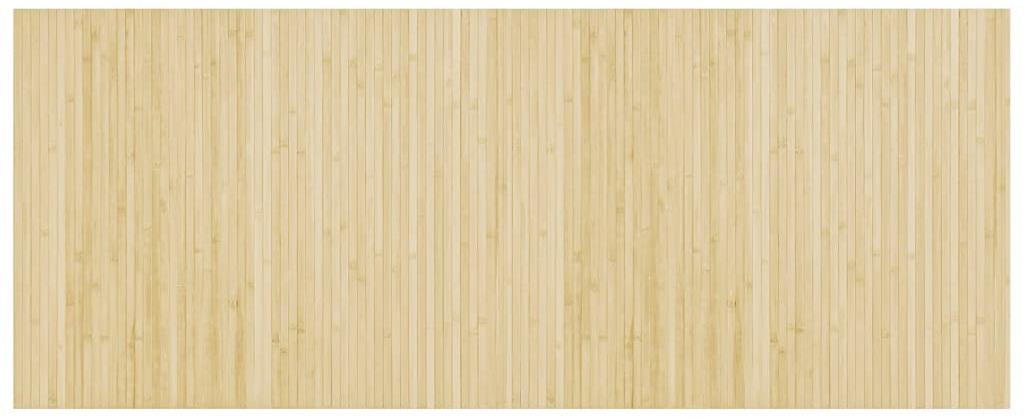 Shumee Koberec obdélníkový světle přírodní 80 × 200 cm bambus, 376777