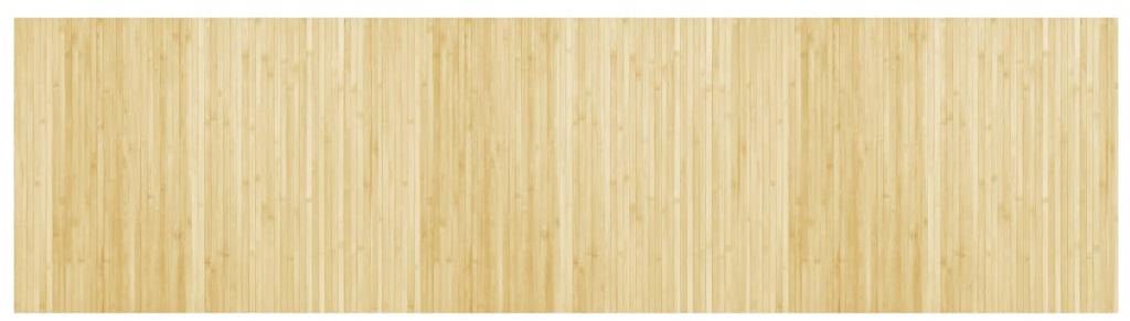 Shumee Koberec obdélníkový světle přírodní 80 × 300 cm bambus, 376783
